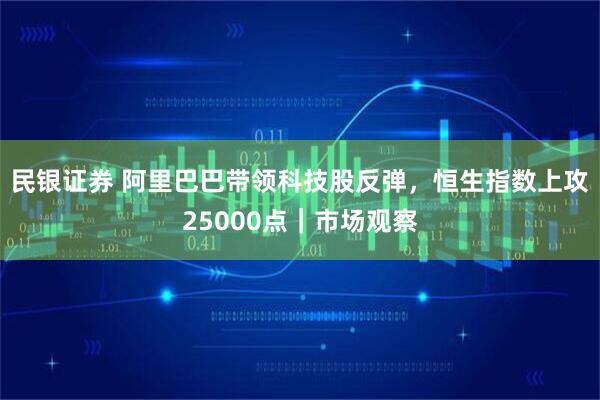 民银证券 阿里巴巴带领科技股反弹，恒生指数上攻25000点｜市场观察